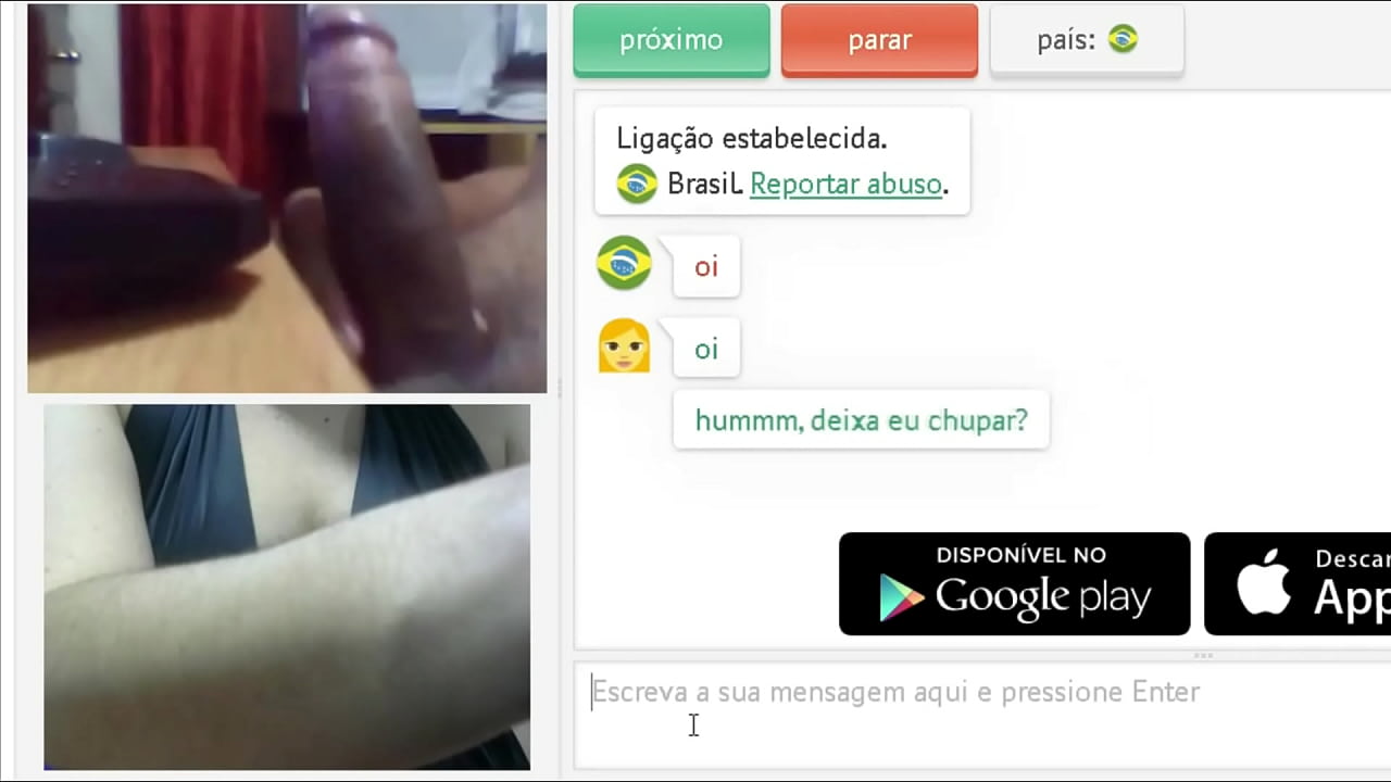 Man en vrouw genieten van vreemde masturbatie